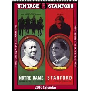  Vintage Stanford Cardinals 2010 Football Program Calendar 