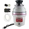 WasteMaster 3/4 HP Garbage Disposal with Stainless Steel Air Switch 