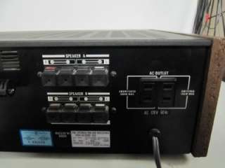   60 HZ, 145 W. THIS OLDER VINTAGE STEREO RECEIVER IN IN EXCELLENT
