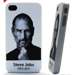   Iphone 4 Steve Jobs Memorial Edition Case for white and black Iphone