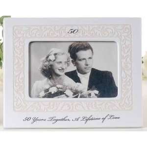   of Love 50th Wedding Anniversary Picture Frames 8.75 Home & Kitchen