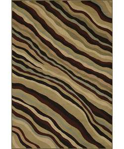 Montego Wavy Diagonal Stripe Rug (52 x 76)  