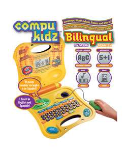 Compukidz Bilingual Toy Laptop Computer  Overstock
