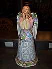 New Jim Shore Heartwood Creek Large Garden Praying Angel Statue