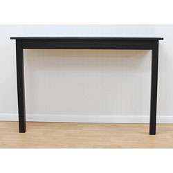 Malley Antique Black Wall Console Table  Overstock