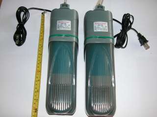TWO Large INTERNAL AQUARIUM FILTERS, 60 GALLONS EACH   