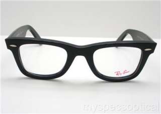 Ray Ban RB 5121 2000 47 Small Wayfarer Black Eyeglass Frame New 100% 