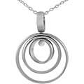 Sterling Silver Small Multi Circles Necklace