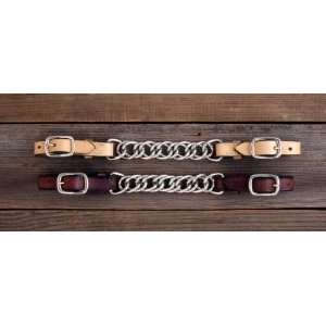  Royal King Flat Leather Curb Chain: Sports & Outdoors