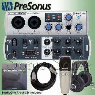 PreSonus FireStudio Mobile Portable Recording System  