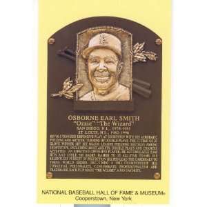  Ozzie Smith National Baseball Hall of Fame Postcard 