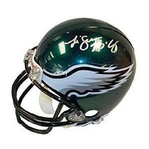  McCoy Autographed Philadelphia Eagles Mini Helmet   Autographed NFL 