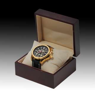 Langengrad Automatic Multi Function Watch Black Dial  