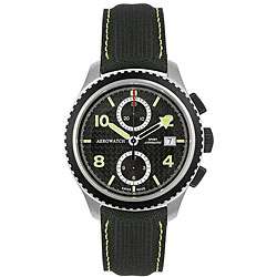 Aerowatch Mens Green Automatic Chronograph Watch  