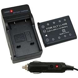 Battery and Charger 250378 for Nikon Coolpix S210  