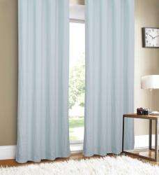Luxury Linen Mint Blue Linen 88 inch Curtain Panel  