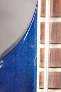 RARE 1981 Gibson FLYING V BASS transparent BLUE  