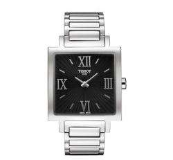   Womens Stainless Steel T Trend Happy Chic Watch  
