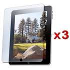 3x Clear Reusable LCD Screen Protector Film For iPad 1