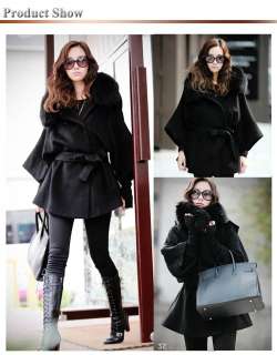   black suitable for season autumn winter size one size with fur collar