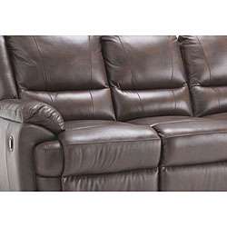 Marco Brown Reclining Leather Sofa/ Loveseat/ Chair Set  Overstock 