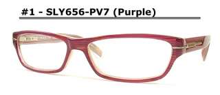 FULL RIM Plastic(Acetate) Eyeglasses   SLY656 PV7)