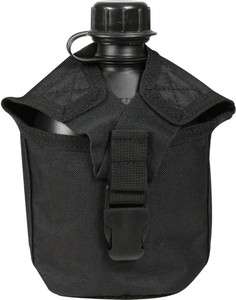 Military 1 QT MOLLE Black Water Canteen Cover  