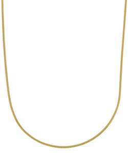 18k Gold over Silver Snake Chain Necklace  