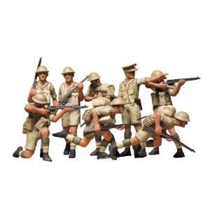  Tamiya 1/35 British 8th Army Infantry Kit Toys & Games