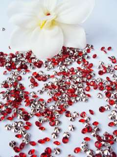 1000 4.5 Red&Silver Diamond Confetti Wedding Decoration  