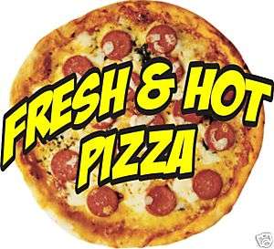 Pizza Italian Restaurant Concession Food Decal Sign 14  