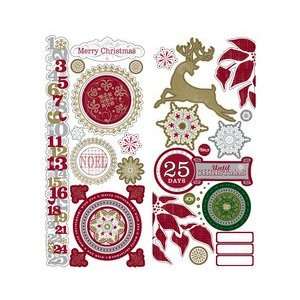  25 Days of Christmas Cardstock Stickers: Arts, Crafts 