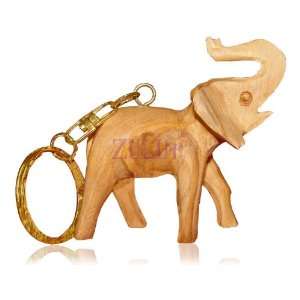  Elephant Hand Carved Key Chain 