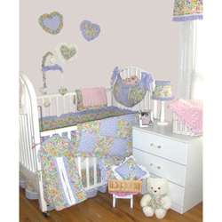Babykins Lavender Vintage 9 piece Crib Set  