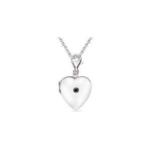   Solitaire Multi Purpose Heart Charm Locket Pendant in Silver Jewelry