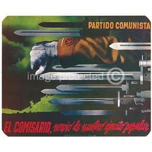  El Comisario Vintage Spain Spanish Civil War MOUSE PAD 