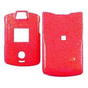  Glitter Red   Motorola RAZR V3 V3c V3m Hard Case 