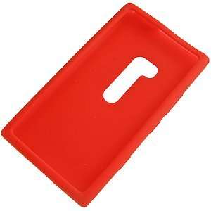 Silicone Skin Cover for Nokia Lumia 900, Red: Electronics