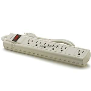  Outlet Surge Protector   90 Joules   Plastic w/ 3FT Cord Electronics