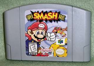 Super Smash Bros. Nintendo 64, 1999 N64 Game Cartridge 045496870461 