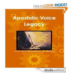 Apostolic Voice Legacy Oneil McQuick  Kindle Store