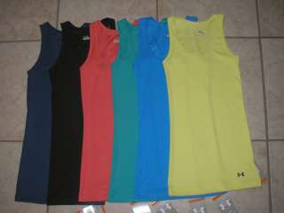 NEW WITH TAGS WOMEN UNDER ARMOUR ALL SEASON RIB PERFORMANCE TOP CHOOSE 