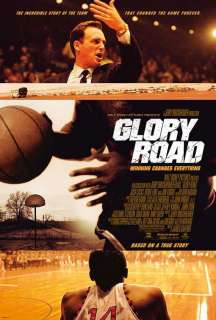 GLORY ROAD   Movie Poster DS   DON HASKINS  DISNEY 2006  