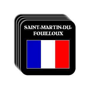 France   SAINT MARTIN DU FOUILLOUX Set of 4 Mini Mousepad Coasters