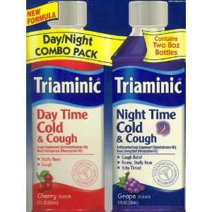 Triaminic Cold & Cough Combo Pack 1 Bottle Cherry Flavor Day Time, 4 