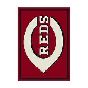  Milliken Cincinnati Reds Team Spirit Area Rug Sports 