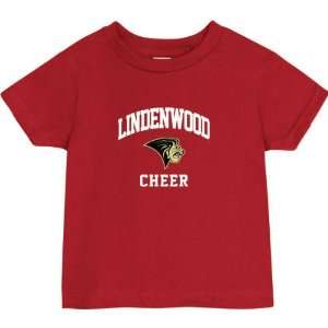   Lions Cardinal Red Toddler/Kids Cheer Arch T Shirt
