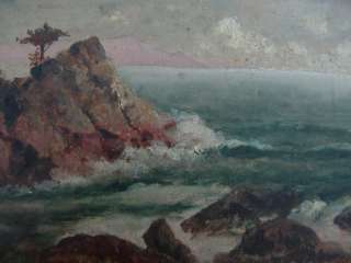 Painting California coast by Richard James Bush  