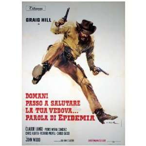  My Horse, My Gun, Your Widow Poster Movie Italian 27 x 40 