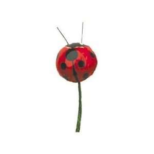  Design Floral and Garden Accents Garden Friend Ladybug with Wire 